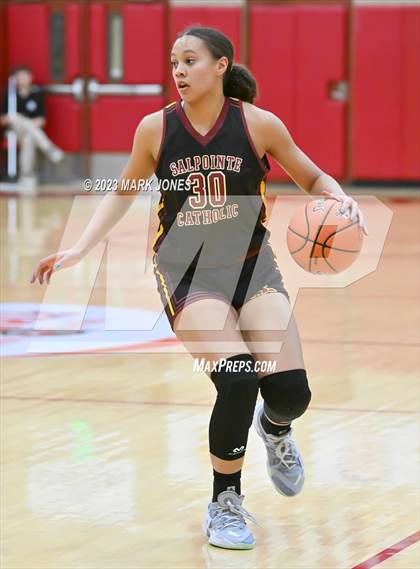 Thumbnail 1 in Chaparral vs. Salpointe Catholic (Hoophall West Invitational)  photogallery.