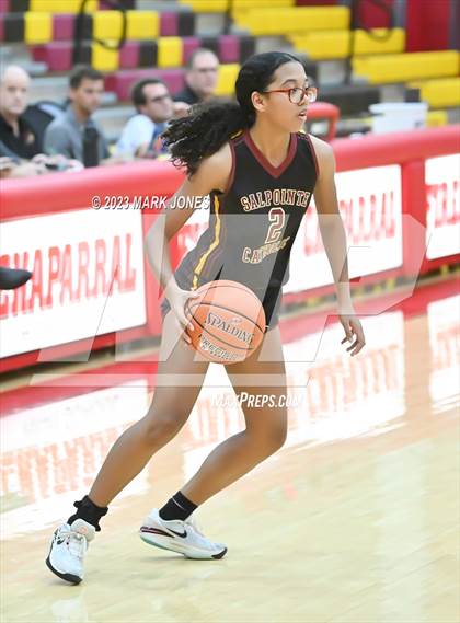 Thumbnail 1 in Chaparral vs. Salpointe Catholic (Hoophall West Invitational)  photogallery.
