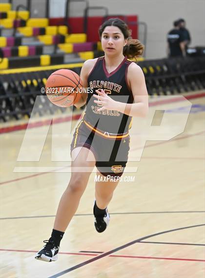 Thumbnail 2 in Chaparral vs. Salpointe Catholic (Hoophall West Invitational)  photogallery.