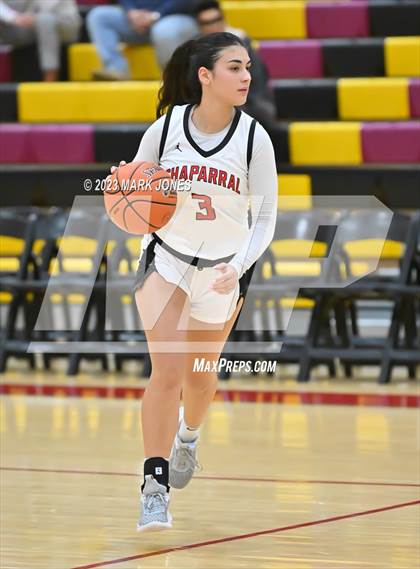 Thumbnail 2 in Chaparral vs. Salpointe Catholic (Hoophall West Invitational)  photogallery.