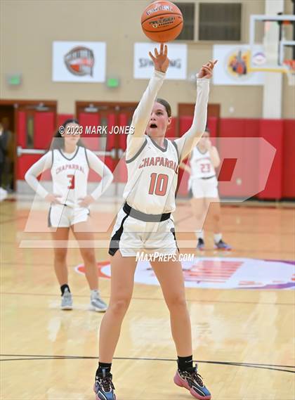 Thumbnail 2 in Chaparral vs. Salpointe Catholic (Hoophall West Invitational)  photogallery.