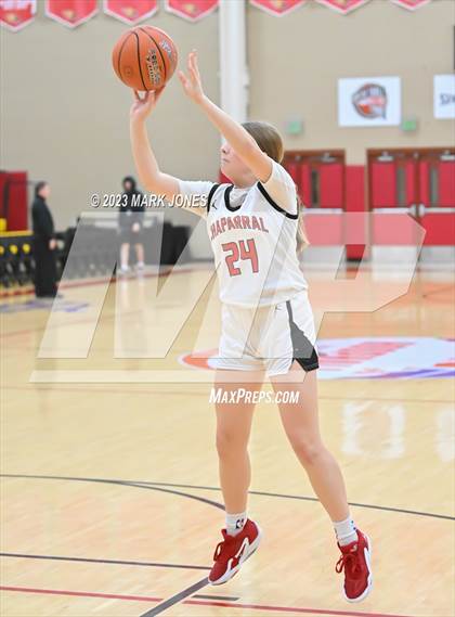 Thumbnail 1 in Chaparral vs. Salpointe Catholic (Hoophall West Invitational)  photogallery.