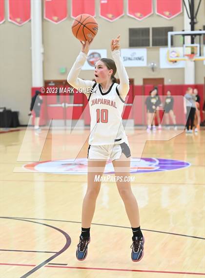 Thumbnail 2 in Chaparral vs. Salpointe Catholic (Hoophall West Invitational)  photogallery.