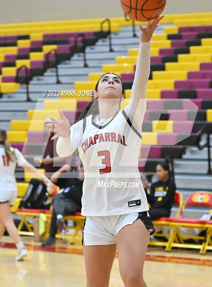 Thumbnail 3 in Chaparral vs. Salpointe Catholic (Hoophall West Invitational)  photogallery.