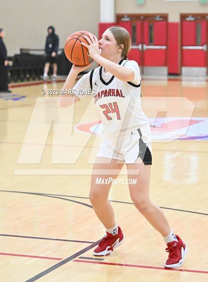 Thumbnail 3 in Chaparral vs. Salpointe Catholic (Hoophall West Invitational)  photogallery.
