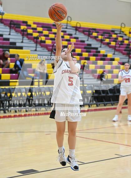 Thumbnail 3 in Chaparral vs. Salpointe Catholic (Hoophall West Invitational)  photogallery.