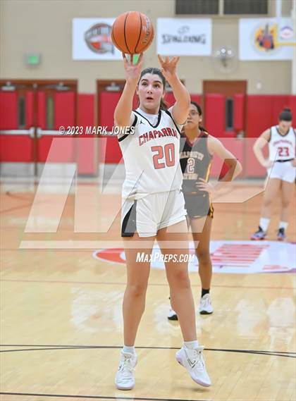 Thumbnail 1 in Chaparral vs. Salpointe Catholic (Hoophall West Invitational)  photogallery.