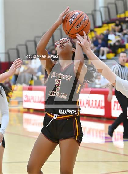 Thumbnail 1 in Chaparral vs. Salpointe Catholic (Hoophall West Invitational)  photogallery.