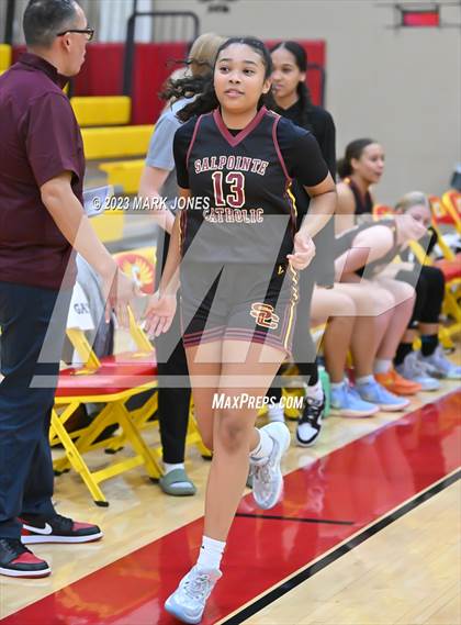 Thumbnail 1 in Chaparral vs. Salpointe Catholic (Hoophall West Invitational)  photogallery.