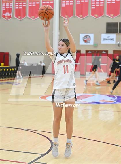 Thumbnail 3 in Chaparral vs. Salpointe Catholic (Hoophall West Invitational)  photogallery.