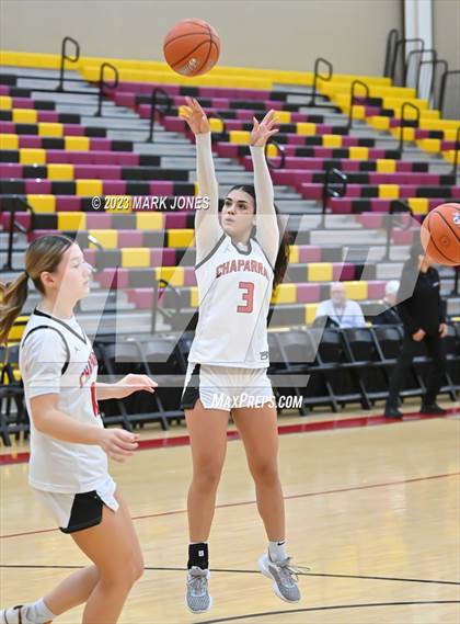 Thumbnail 2 in Chaparral vs. Salpointe Catholic (Hoophall West Invitational)  photogallery.