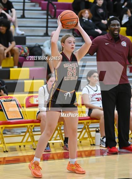 Thumbnail 1 in Chaparral vs. Salpointe Catholic (Hoophall West Invitational)  photogallery.