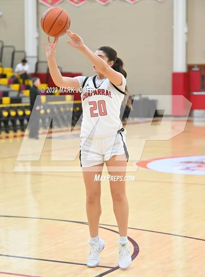 Thumbnail 3 in Chaparral vs. Salpointe Catholic (Hoophall West Invitational)  photogallery.