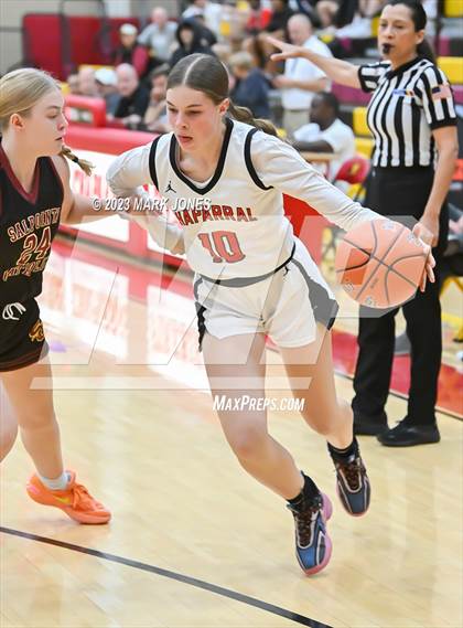 Thumbnail 3 in Chaparral vs. Salpointe Catholic (Hoophall West Invitational)  photogallery.