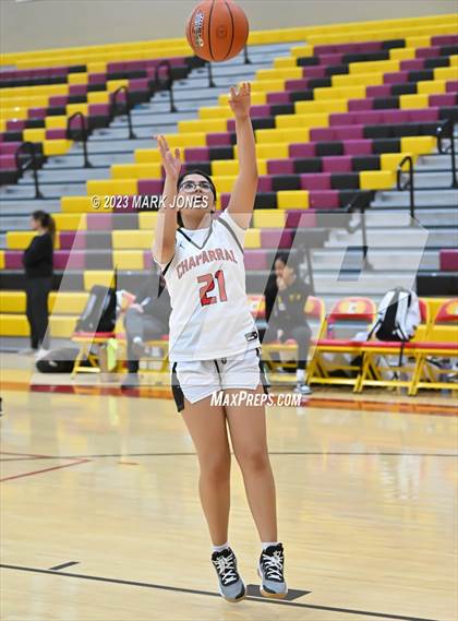 Thumbnail 3 in Chaparral vs. Salpointe Catholic (Hoophall West Invitational)  photogallery.