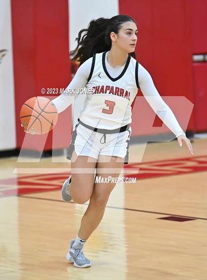 Thumbnail 2 in Chaparral vs. Salpointe Catholic (Hoophall West Invitational)  photogallery.