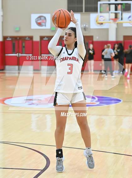 Thumbnail 2 in Chaparral vs. Salpointe Catholic (Hoophall West Invitational)  photogallery.