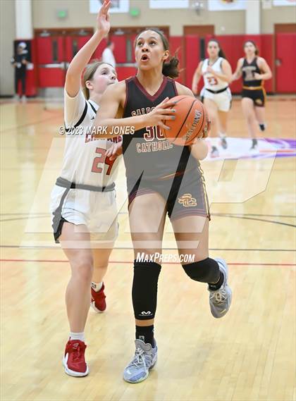 Thumbnail 1 in Chaparral vs. Salpointe Catholic (Hoophall West Invitational)  photogallery.