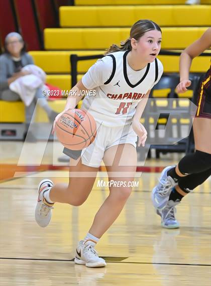Thumbnail 3 in Chaparral vs. Salpointe Catholic (Hoophall West Invitational)  photogallery.
