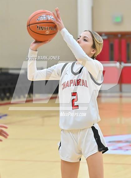 Thumbnail 3 in Chaparral vs. Salpointe Catholic (Hoophall West Invitational)  photogallery.