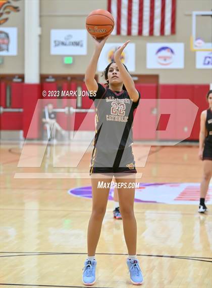 Thumbnail 1 in Chaparral vs. Salpointe Catholic (Hoophall West Invitational)  photogallery.