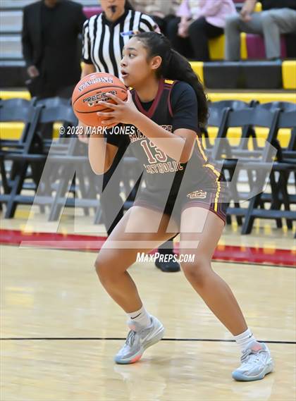 Thumbnail 2 in Chaparral vs. Salpointe Catholic (Hoophall West Invitational)  photogallery.