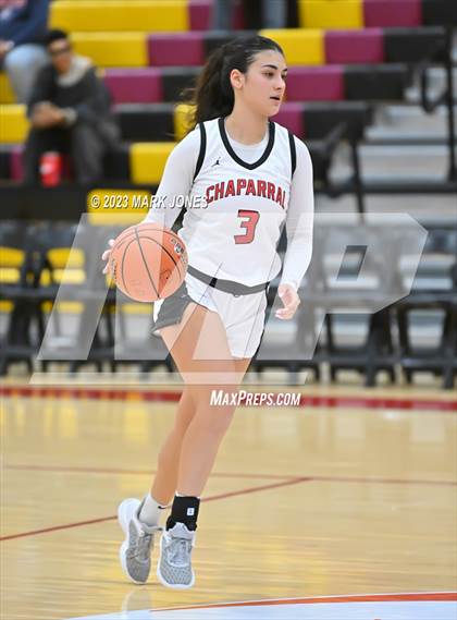 Thumbnail 3 in Chaparral vs. Salpointe Catholic (Hoophall West Invitational)  photogallery.