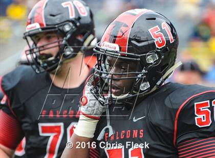 Thumbnail 3 in Harrison vs East Kentwood (Battle at the Big House) photogallery.