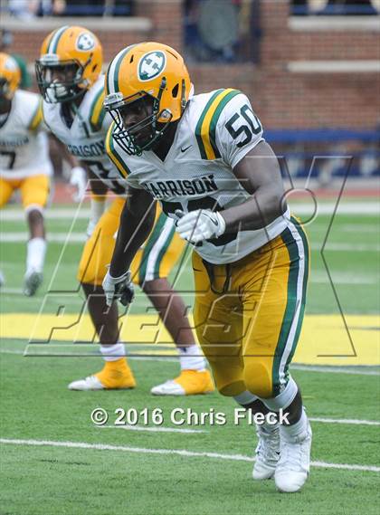 Thumbnail 1 in Harrison vs East Kentwood (Battle at the Big House) photogallery.
