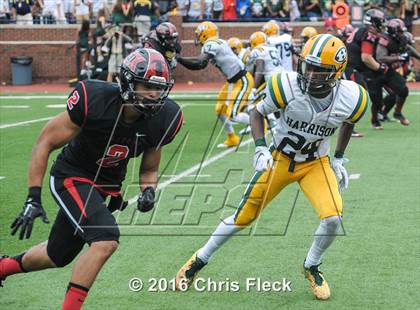 Thumbnail 1 in Harrison vs East Kentwood (Battle at the Big House) photogallery.