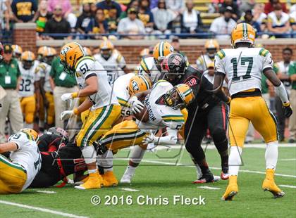 Thumbnail 1 in Harrison vs East Kentwood (Battle at the Big House) photogallery.