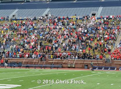 Thumbnail 3 in Harrison vs East Kentwood (Battle at the Big House) photogallery.