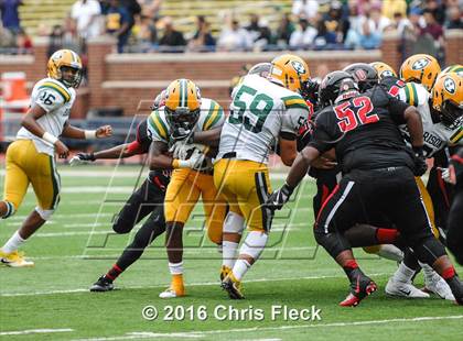 Thumbnail 3 in Harrison vs East Kentwood (Battle at the Big House) photogallery.