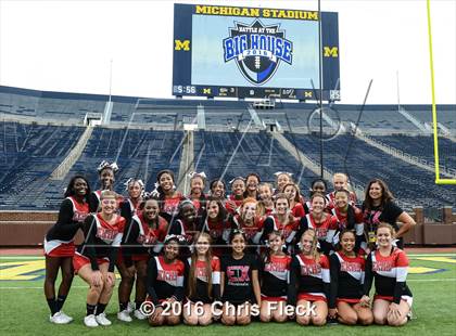 Thumbnail 1 in Harrison vs East Kentwood (Battle at the Big House) photogallery.