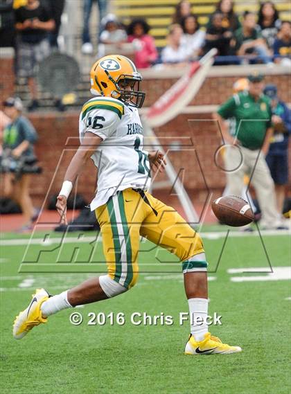 Thumbnail 1 in Harrison vs East Kentwood (Battle at the Big House) photogallery.
