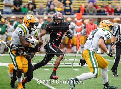 Thumbnail 2 in Harrison vs East Kentwood (Battle at the Big House) photogallery.