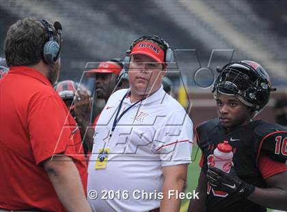 Thumbnail 1 in Harrison vs East Kentwood (Battle at the Big House) photogallery.