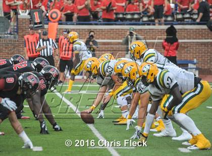 Thumbnail 3 in Harrison vs East Kentwood (Battle at the Big House) photogallery.