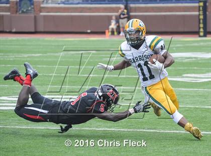Thumbnail 2 in Harrison vs East Kentwood (Battle at the Big House) photogallery.