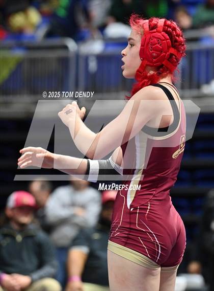Thumbnail 1 in UIL Wrestling 5A-6A Finals (Round 1) photogallery.