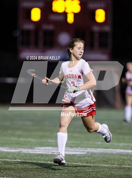 Thumbnail 3 in Mansfield @ Hingham (MIAA Division 2 Round of 32) photogallery.