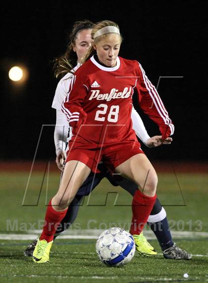 Thumbnail 1 in Penfield vs. Webster Thomas (Section 5 Class AA Semifinal) photogallery.