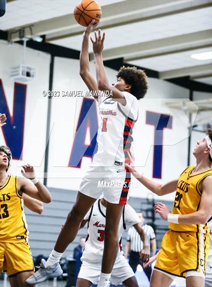 Thumbnail 2 in Crespi @ Maranatha (21st Annual Rose City Roundball Classic. Semi Final) photogallery.