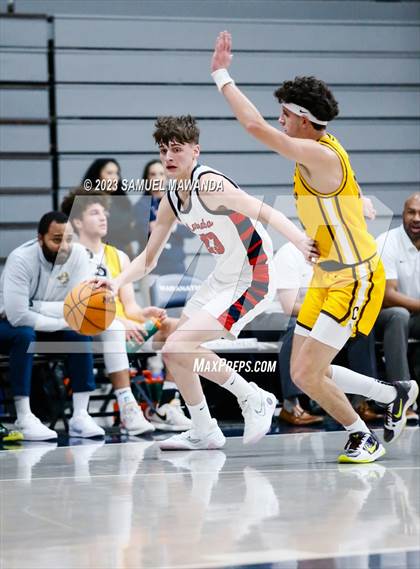 Thumbnail 3 in Crespi @ Maranatha (21st Annual Rose City Roundball Classic. Semi Final) photogallery.