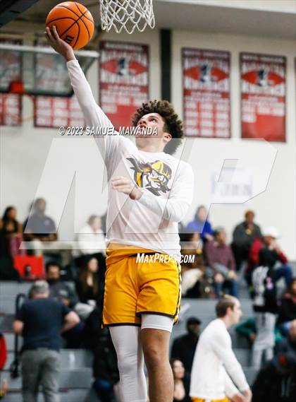 Thumbnail 3 in Crespi @ Maranatha (21st Annual Rose City Roundball Classic. Semi Final) photogallery.