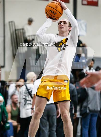 Thumbnail 1 in Crespi @ Maranatha (21st Annual Rose City Roundball Classic. Semi Final) photogallery.