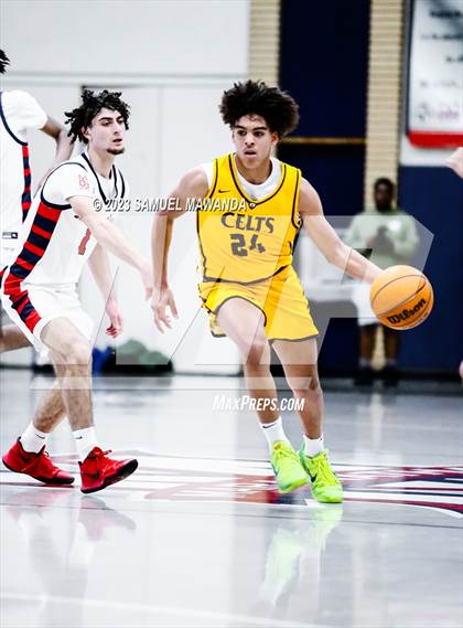 Thumbnail 3 in Crespi @ Maranatha (21st Annual Rose City Roundball Classic. Semi Final) photogallery.