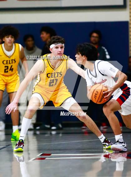 Thumbnail 3 in Crespi @ Maranatha (21st Annual Rose City Roundball Classic. Semi Final) photogallery.