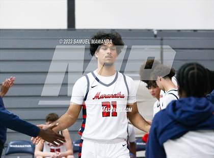 Thumbnail 3 in Crespi @ Maranatha (21st Annual Rose City Roundball Classic. Semi Final) photogallery.