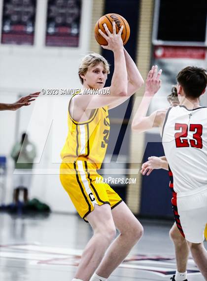 Thumbnail 2 in Crespi @ Maranatha (21st Annual Rose City Roundball Classic. Semi Final) photogallery.
